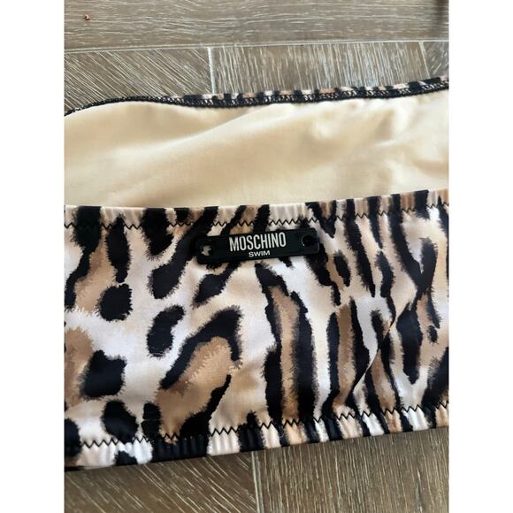 NWT Moschino bikini swimsuit size L top size XL bottom - Picture 8 of 9